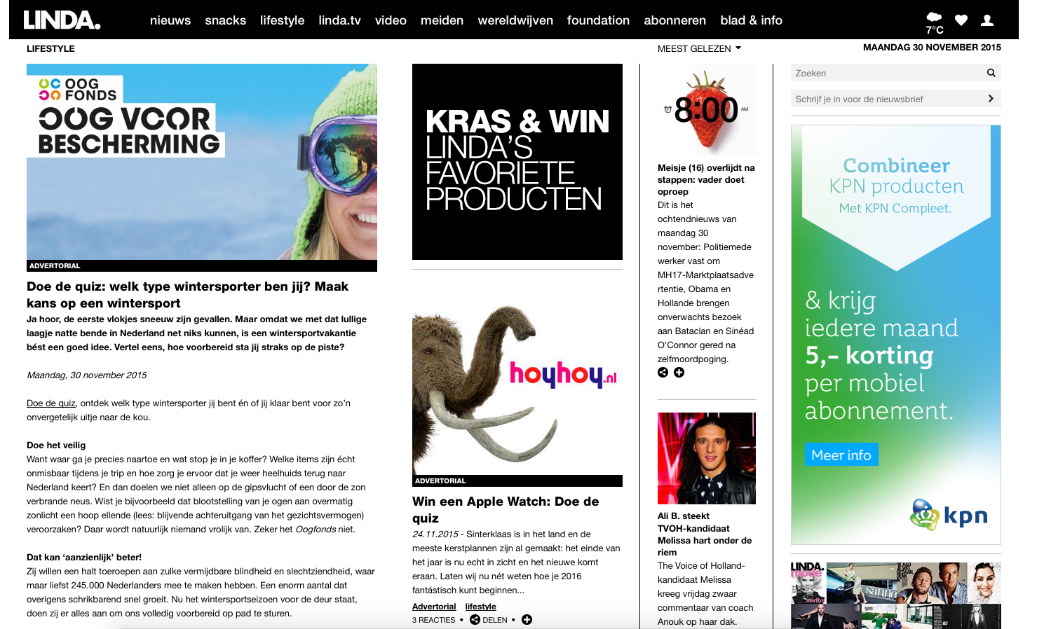 Actiemarketing OogfondsLinda2