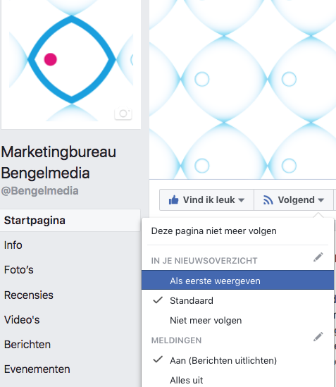 Facebook past nieuwsfeed aan 02
