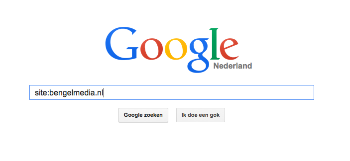 Online Marketing Site Indexering